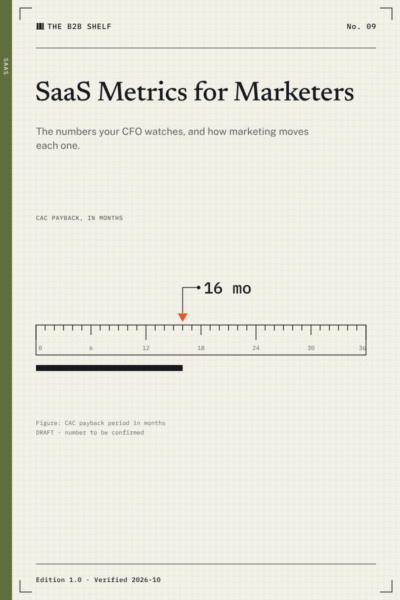 Cover of SaaS Metrics for Marketers